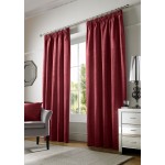 chenille red tape curtains
